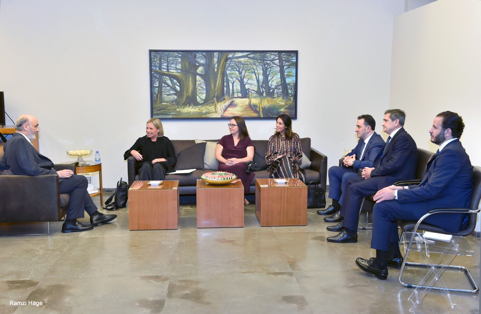 جعجع التقى بلاسخارت... وكتاب لغوتيريس حول أزمة اللجوء السوري